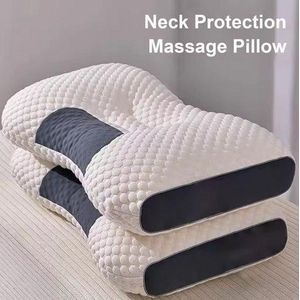 Oreiller ergonomique cervical, coussin de sommeil orthopédique, oreiller respirant anti douleur, mousse mémoire de forme nid d'abeille, soutien cou et tête, sommeil réparateur, coussin anatomique nuit