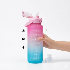 Gourde Fitness Grande Capacité  – Suivi d’Hydratation Journalière