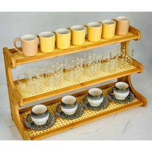 منظم من الخيزران، حامل عرض، تخزين، ديكور داخلي، المطبخ، المكتب