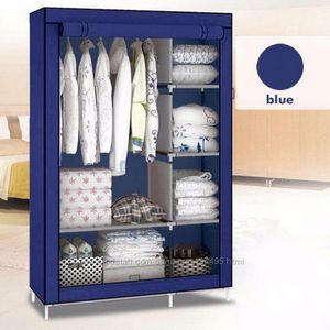 Armoire de Rangement Amovible Penderie dressing vêtement en tissu