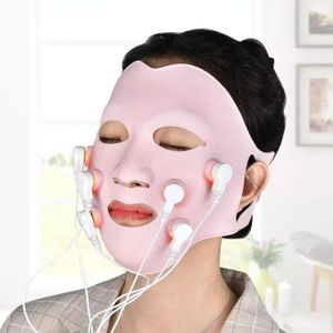 Masque de soin facial avec stimulation électrique