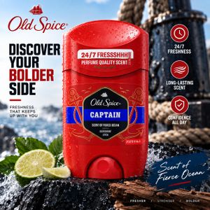 Old Spice  Stick Homme 50ml Protection Longue Durée