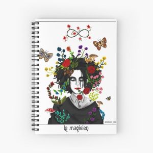 Robert Smith Le Magicien Tarot Spiral Notebook Bloc note