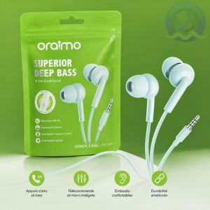 Oraimo Ecouteurs filaires CONCH 2 NEO 3.5 MM OEP-320S