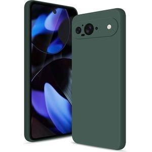 Case Coque Souple Liquid Silicone  pour Google Pixel 9 Vert – Protection élégante et maniabilité