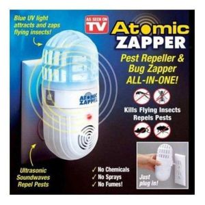 Prise Atomic Zapper Anti-Moustiques à Ultra-sons,Anti-moustiques électrique pour tuer les insectes,Anti Mouche et Moustique Électrique Puissant