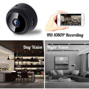 Mini Caméra WiFi HD 1080P pour Surveillance Sans Fil et Vision Nocturne pour Sécurité à Domicile et au Bureau