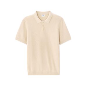 Celio Polo regular en maille texturée 100% coton - BEIGE LIGHT