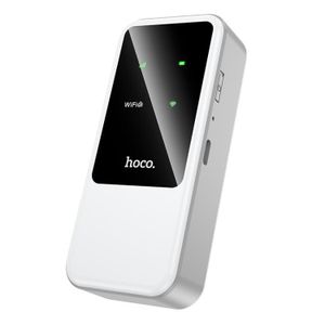 Hoco Routeur WiFi Portable 4G LTE 2,4 GHz WiFi 6,Compatible avec Toutes les Cartes SIM