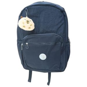 Sac à dos ON MY WAY! - Noir Sobriété avec Porte-clé Capybara