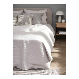Coussin de Dos - Beige Matelassé - Pour Lit et Canapé - 50x70cm