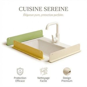 Déflecteur d’Eau Professionnel pour Cuisine et Salle de Bain – Protection de Robinet en Silicone Haute Résistance Antidérapante