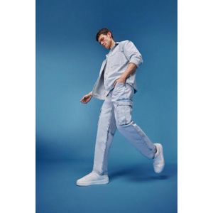 Defacto Jean Homme en coton - Bleu - D7274AX.