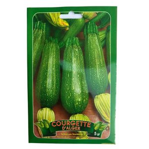 Vilmorin Graines de Légumes Courgette Verte Petite d'Alger, 5 g