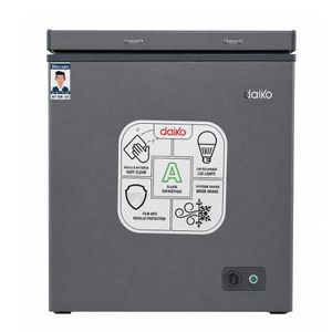 Daiko Congélateur Coffre 144 L Technologie antibactérienne Éco R600a, Congélation Rapide, CGC170SXK