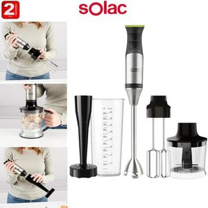 Solac Mixeur Plongeant BAPI 1500 Premium XL – Fullset, Garantie 2 ans 