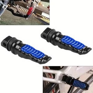 Pédales repose-Pied Arrière Réglable pour Moto en Alliage d'Aluminium - 1 Paire