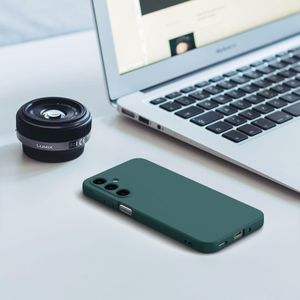 Coque Samsung Galaxy A26 5G vert en Silicone Liquide – Protection Antichoc et Anti-Rayures