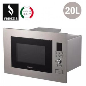 Bosch micro-ondes 60x38cm encastrable en verre Noir en Acier inoxydable -  20L à prix pas cher