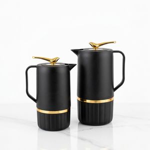 Thermos Café & Lait avec Intérieur en Verre – Isolation 24H Chaud/Froid – 0,6L & 1L