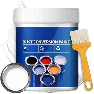 Peinture Antirouille à Base d’Eau 2-en-1 – Convertisseur de Rouille et Revêtement de Protection Durable, Étanche et Résistant aux Intempéries pour Métal, Portails, Mobilier Extérieur et Aménagement Paysager