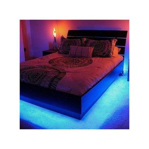 5M Bande lumineuse RGB LED, avec télécommande sans fil, 12V et 220V