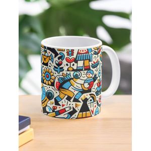 Gens de conception abstraite Mug classique