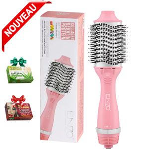 Enzo فرشاة تجفيف الشعر الهوائية الدوارة الملساء ذات الحجم الاحترافي 3 في 1 EN-6210