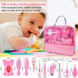 13PCS Trousse de Soin et Santé Pour Bébé Essentiel de Toilette