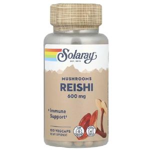SOLARA Solaray, Reishi Mushrooms, 600 mg, 100 VegCaps