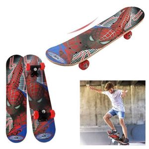 Planche à roulettes de surf de rue, Skateboard Spider man 4 roues en Bois