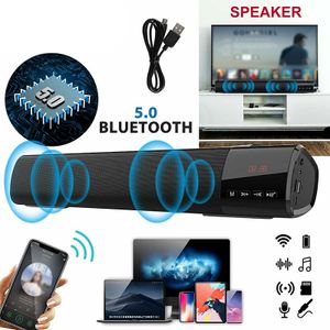 BLUETOOTH Computer Haut-parleur Bar haut-parleurs sans fil Micro-wrifi HIFI  STEREO SUBWOOFER câblé pour ordinateur portable PC AUX 3.5MM haut-parleurs