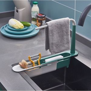 Generic Étagère de rangement sous évier, extensible et réglable, pour la  cuisine et la salle de bain à prix pas cher