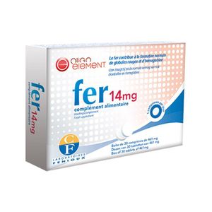TOTAL Fer - Complement alimentaire 30 COMPRIMES