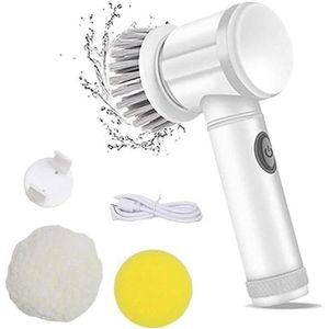 Brosse de nettoyage électrique rotative, Nettoyeur puissant rechargeable pour salle de bain et cuisine