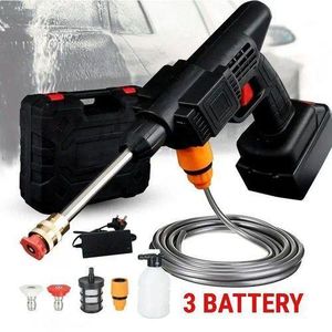 Standard Pistolet de Lavage Haute Pression Sans Fil 48V - Kit Complet Avec 3x Batteries