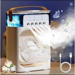 Climatiseur portables 3 en 1, ventilateur électrique USB, refroidissement, humidificateur air