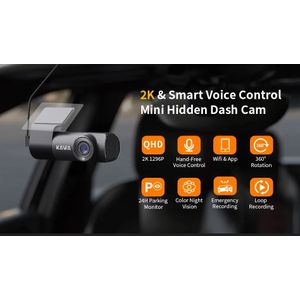 Piranha Caméra pour voiture à double objectif Enregistreur vidéo Full HD  1080P avec 6Led à prix pas cher