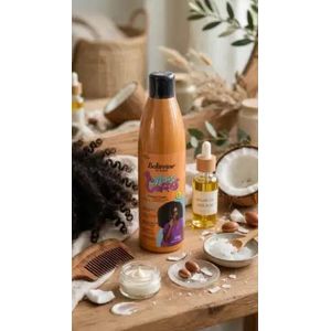 Balireine Crème 2-en-1 Définition des Boucles et Soin Capillaire – Hydratation, Démêlage et Nutrition