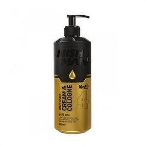 NISH MAN Gold one Crème et Cologne Après-Rasage 2en1 400ml