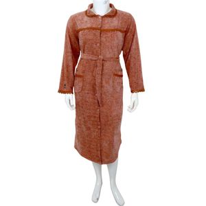 رداء منزلي قطيفة ناعم طويل للنساء، ملابس شتوية