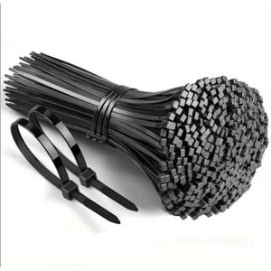 200 Pcs Colliers 10cm Attache Câble Nylon TIE, Serrage Autobloquant