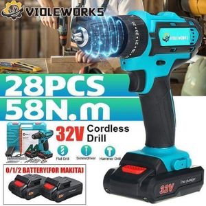 VioleWorks PowerDrill 32V – Bleu Azurv