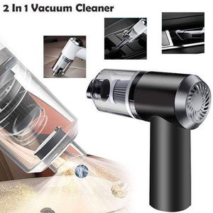 Aspirateur Portable sans Fil 2 en 1 Petit Aspirateur à Main avec Lumière LED Haute Puissance
