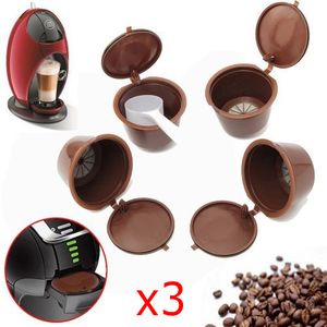 Tasse de filtre de Capsule de café réutilisable de 3 pièces pour Nescafe Dolce  Gusto casquettes rechargeables, ✓ Meilleur prix au Maroc