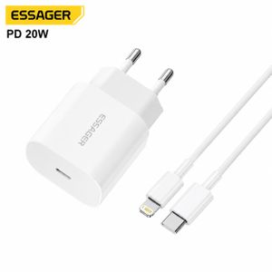 ESSAGER شاحن سريع 65 واط بمنفذين