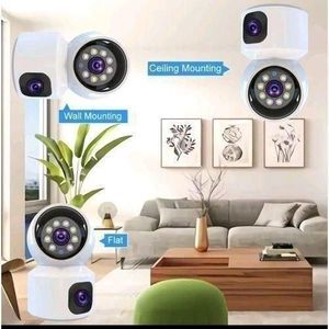 Caméra de Surveillance WiFi 4G Intelligente – mini caméra HD sans fil, double objectif – Vision HD et Connexion Rapide