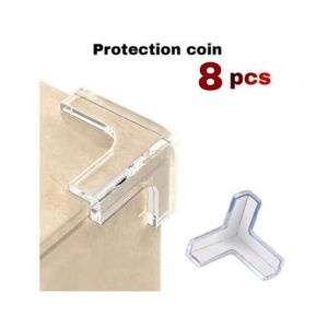 12pcs Protection Coin de Table, Protege Coin Transparent de Table
