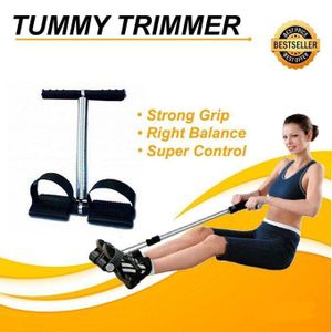 Tummy Trimmer, Appareil de Fitness pour Abdos, Extenseur à Ressort pour Ventre Plat, Élastique de Musculation Musculaire, Équipement de Sport à la Maison, Perte de Poids, Exercice de Traction pour Homme et Femme, Accessoire Entraînement Pilates Gym