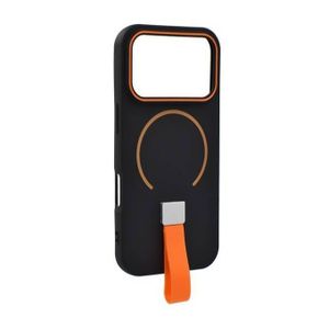 Pochette silicone pour IPhone 17 ProMax pro noir